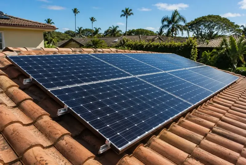 Installation de panneaux solaires à l'Hermenault